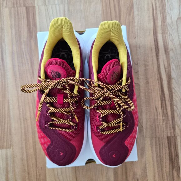 Under Armour Curry 11 Bruce Lee Fire (GS), wore 2x, 95% New! - Picture 3 of 10